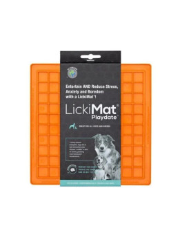 LickiMat Playdate Orange