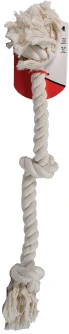 Mammoth Flossy Chews Cotton 3 Knot Rope Tug