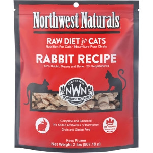 Northwest Naturals Raw Frozen Rabbit Cat Food