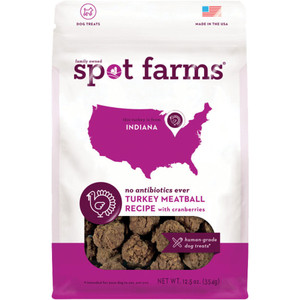 Spot Farms Natural Turkey Cranberry Meatball Dog Treats