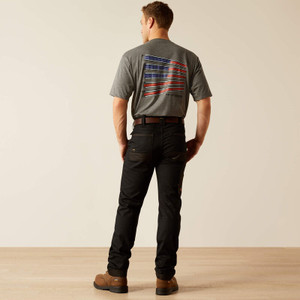 Ariat Men's Rebar M5 Straight DuraStretch Cargo Pants - Black