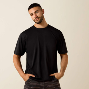 Ariat Men's Rebar Heat Fighter Roughneck T-Shirt - Black