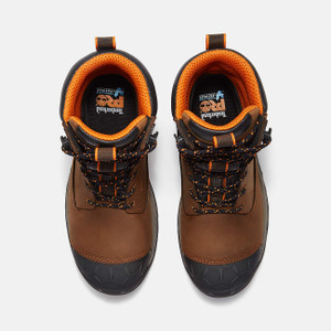 Timberland Pro Men's Boondock Ultralight 8" Composite Toe Waterproof Work Boot - Brown