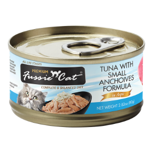 Fussie Cat Premium Tuna with Small Anchovies in Gravy Cat Food