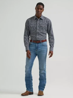 Wrangler Men's Retro Slim Fight Straight Leg Jean - Timber