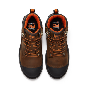 Timberland Pro Men's Distiller 6" Composite Toe Waterproof Work Boot - Brown