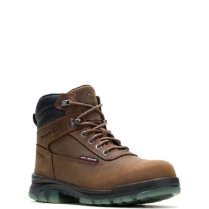 Wolverine Men's 6" Durashocks Waterproof Insulated Composite Toe Work Boot - Brown