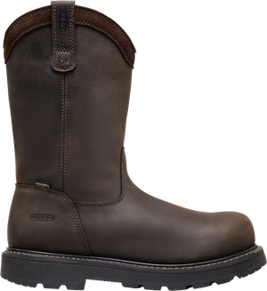 Keen Men's Cincinnati 90° Pull-On Waterproof Composite Toe Work Boot - Dark Brown