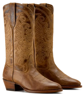 Ariat Women's Louella Round Toe Western Boot - Brown