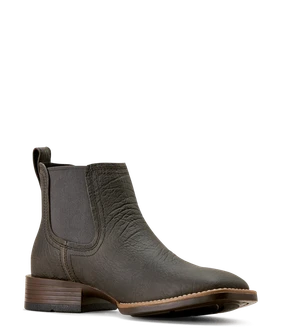 Ariat Men's Booker Chelsea Wide Square Toe Western Boot - Grey