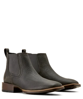 Ariat Men's Booker Chelsea Wide Square Toe Western Boot - Grey