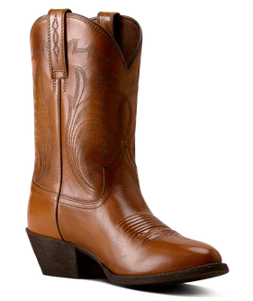 Ariat Women's Heritage Noir Round Toe Western Boot - Brown