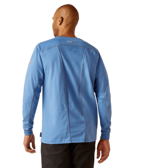 Ariat Men's FR AC Crew T-Shirt - Blue