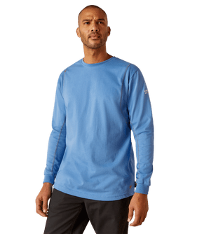 Ariat Men's FR AC Crew T-Shirt - Blue