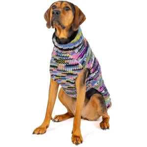Chilly Dog Purple Woodstock Dog Sweater
