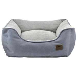 Tall Tails Dream Chaser Charcoal Bolster Bed - Grey