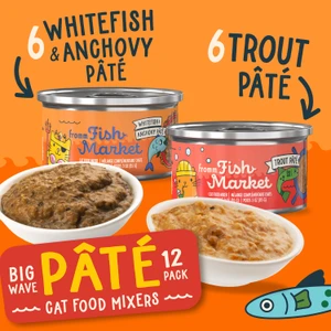 Fromm Fish Market Big Wave Pâté Cat Food Mixers Variety Pack