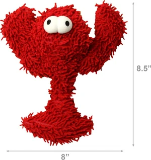 Tuffy Mighty Microfiber Medium Ball Lobster Dog Toy