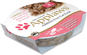 Applaws Natural Wet Tuna Fillet with Crab in Broth 2.12oz Pot