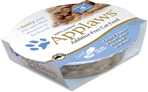 Applaws Natural Wet Cat Food Tuna Fillet with Shrimp in Broth 2.12oz Pot