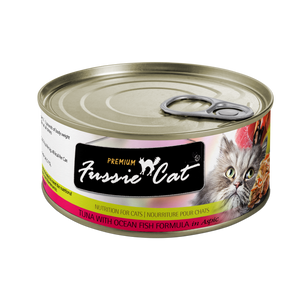 Fussie Cat Tuna with Ocean Fish Canned Cat Food 2.8oz