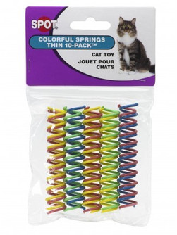 Ethical Pet Thin Springs Toy - 10 Pack