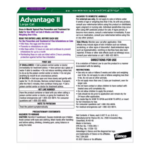 Elanco Advantage II Flea Treatment for Large Cats 4-pack