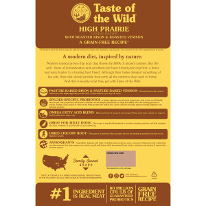 Taste of the Wild High Prairie Gain Free Dry Dog Food