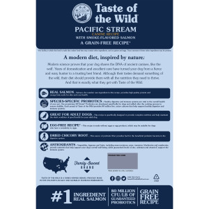 Taste of the Wild Pacific Stream Grain Free Dry Dog Food