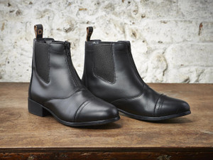 Dublin Kids' Foundation Zip Paddock Boots - Black