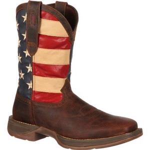 Durango Men's Rebel Patriotic Pull-On Western Flag Boot