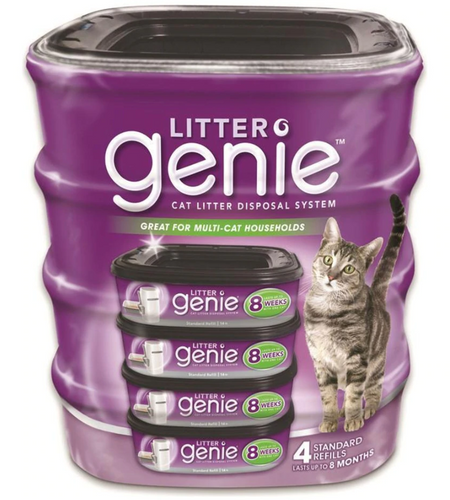 Litter Genie Plus Disposal System Refill 4 pack