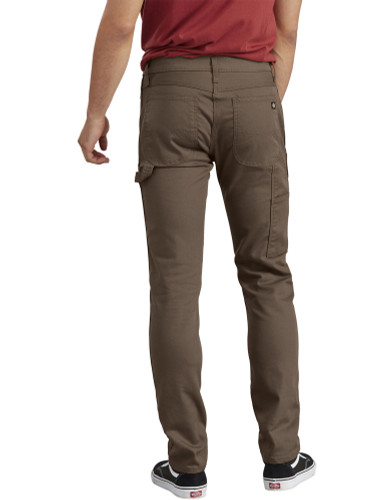 Slim Fit Tapered Leg Carpenter Duck Pants