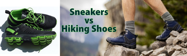 What's the difference between hiking boots and sneakers?