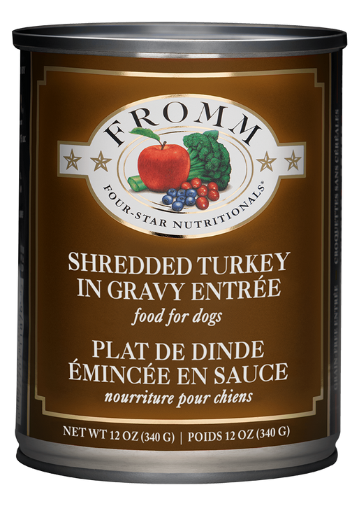 Fromm Four-Star Shredded Turkey in Gravy Canned Dog Food