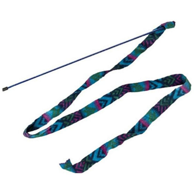 Cat Prancer Fleece Wand Toy
