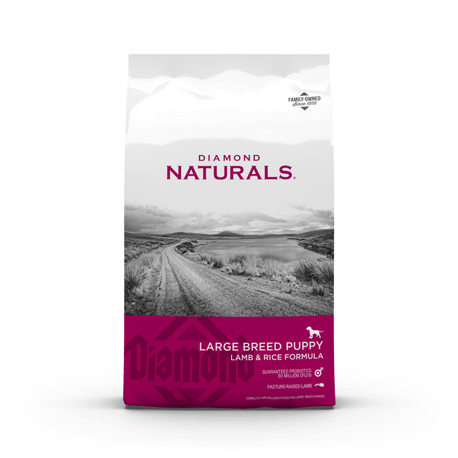 Diamond Naturals Large Breed Lamb & Rice Formula Puppy Food 