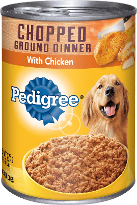 Pedigree Chopped Ground Dinner with Chicken Wet Dog Food 13.2oz