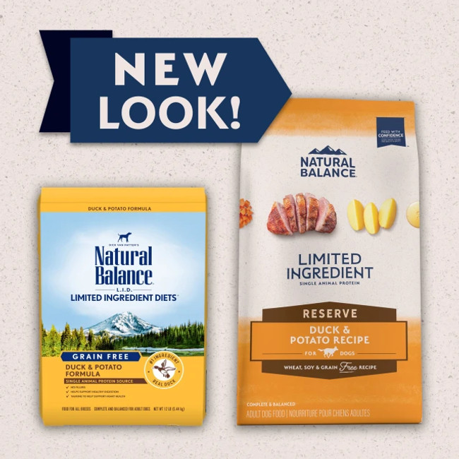 Natural Balance Limited Ingredient Grain Free Duck and Potato Dry Dog Food