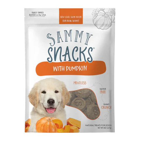 Ancestry Pet Sammy Snacks with Pumpkin 8oz
