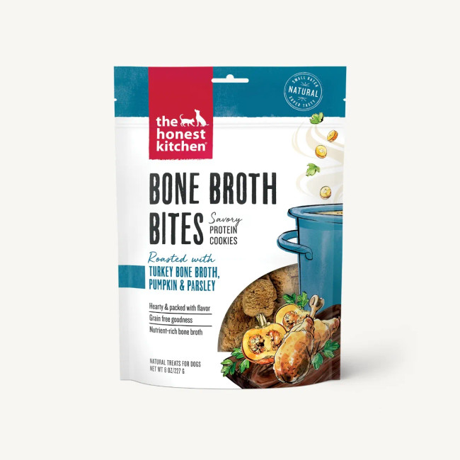 Honest Kitchen Bone Broth Bites -Roasted Turkey and Pumpkin 8oz