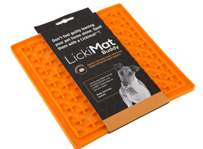 LickiMat Buddy in Orange