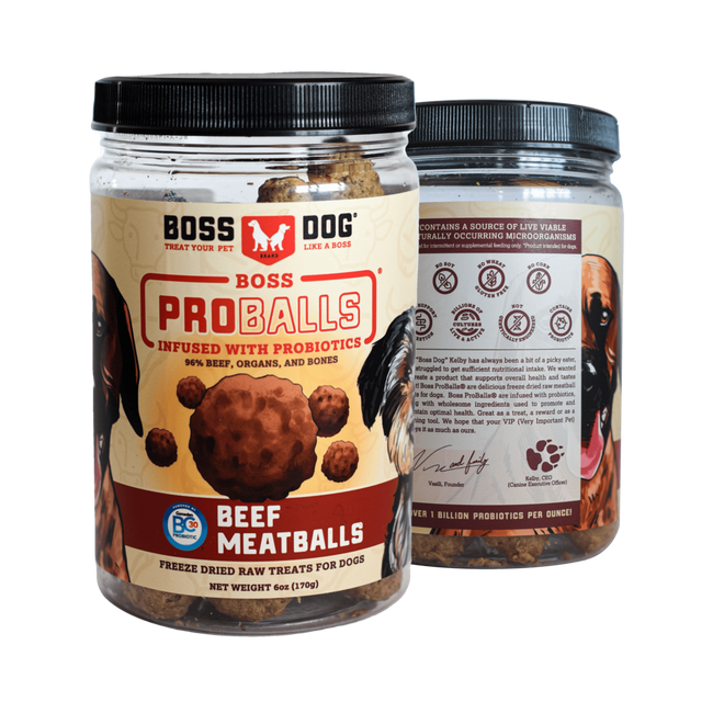 Boss Nation Brands Inc ProBalls - Beef Meatballs with Probiotics