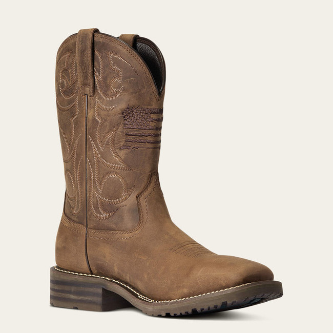 Ariat Men's Hybrid Patriot H20 Distressed Western Boot