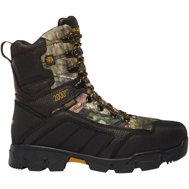 LaCrosse Men's Cold Snap Mossy Oak Break-Up 2000G Insulated Waterproof Boot