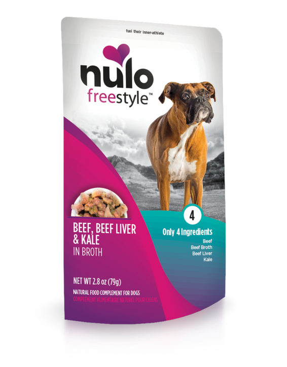 Nulo Freestyle Beef, Beef Liver & Kale in Broth Recipe