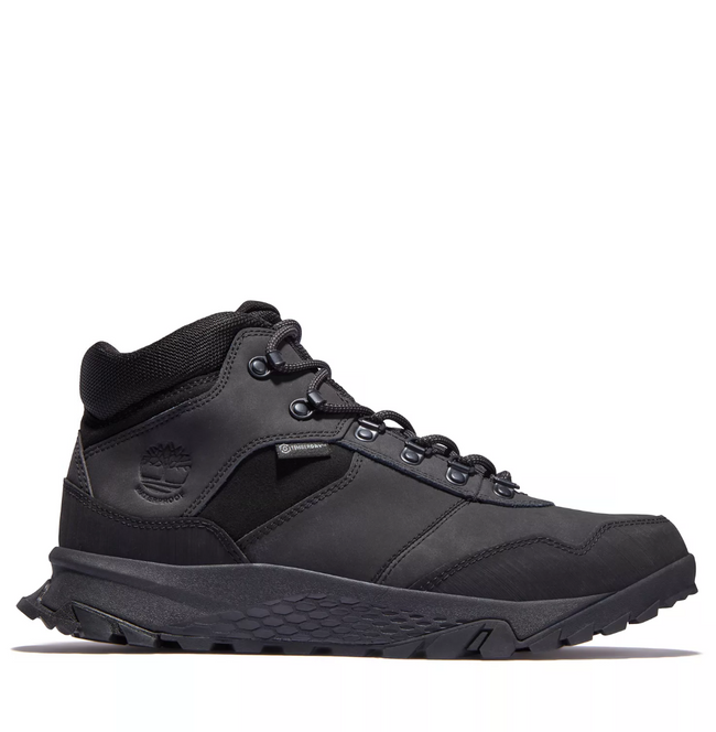 Timberland Men's Lincoln Peak Waterproof Hiking Boots- Black Leather
