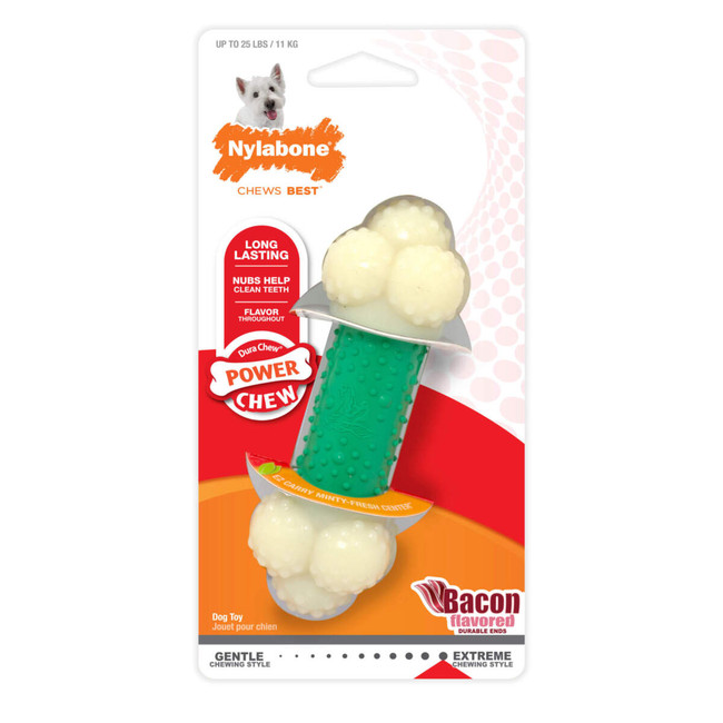 Nylabone Power Chew Double Action Durable Dog Toy - Medium