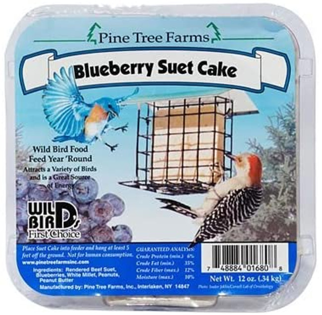 Pine Tree Farms Blueberry Suet Cake 12oz