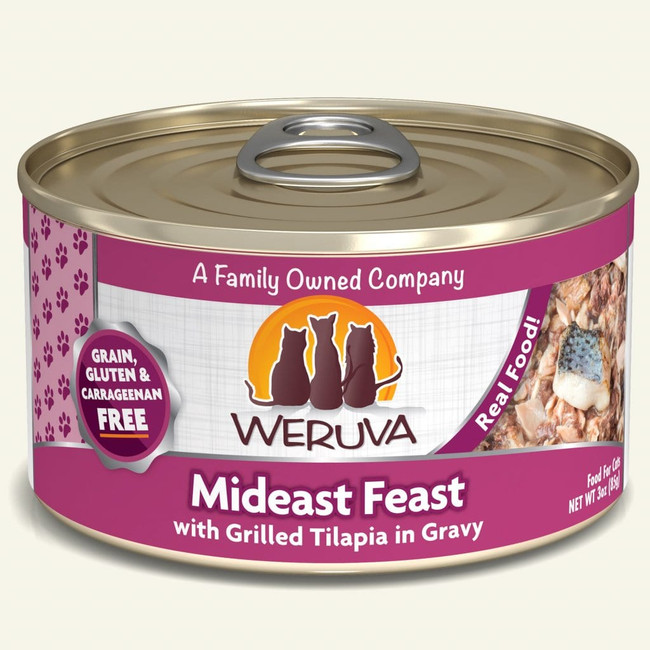 Weruva Mideast Feast with Grilled Tilapia in Gravy Cat Food